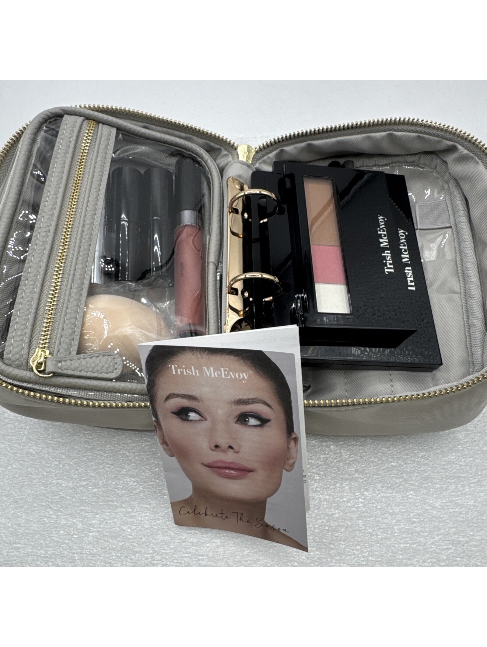 Trish Mcevoy Makeup Planner System Celebrate Season Makeup Included Gray Case